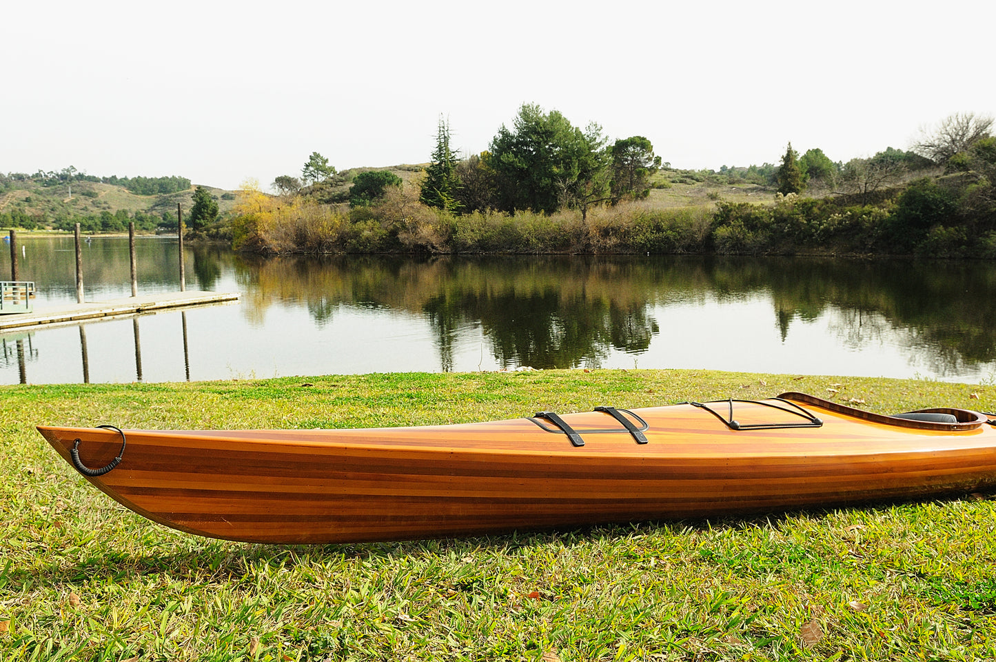 Real Wooden Kayak 17-Feet