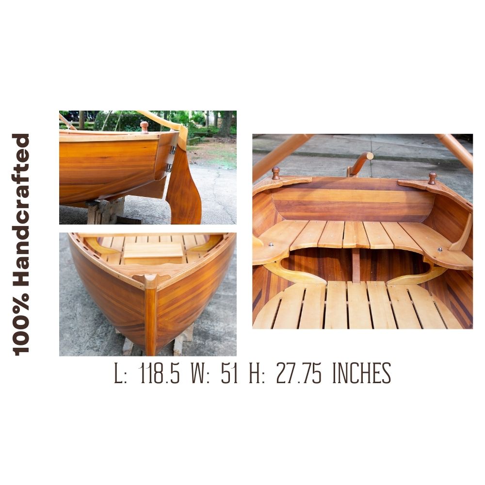 Little Bear Wooden Dinghy Matte Finish