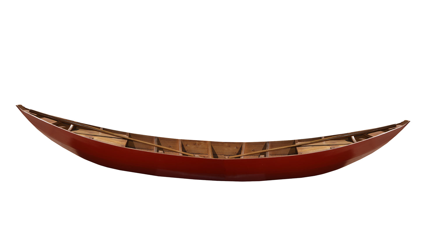 South East Asia Sampan Boat Red Bottom Thuyen Ba La Tam Ban - Display Only