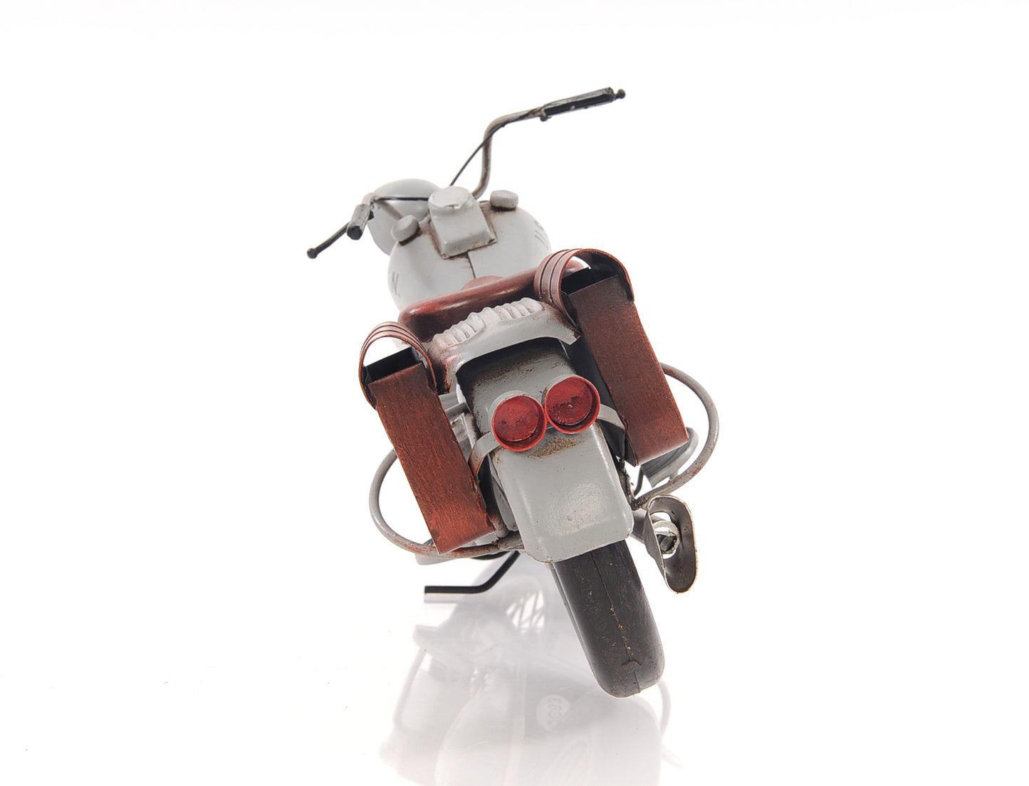 1942 Indian Model 741 Grey Motorcycle 1:7