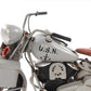 1942 Indian Model 741 Grey Motorcycle 1:7