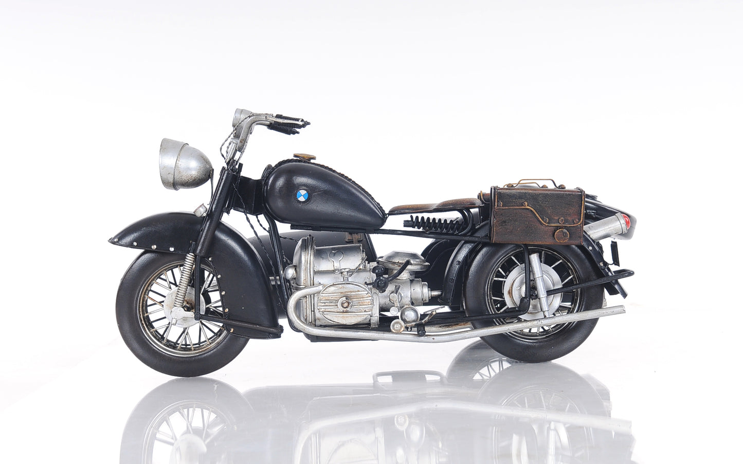 Handmade Black Vintage R75 Motorcycle