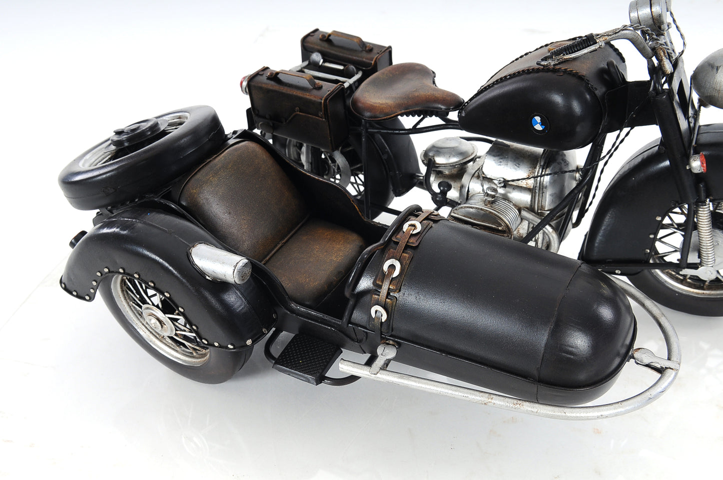 Handmade Black Vintage R75 Motorcycle