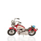 Red Harley-Davidson Motorcycle Metal Handmade