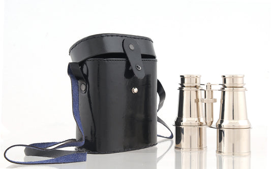 Handmade Aluminum Binocular With Leather Case Functional