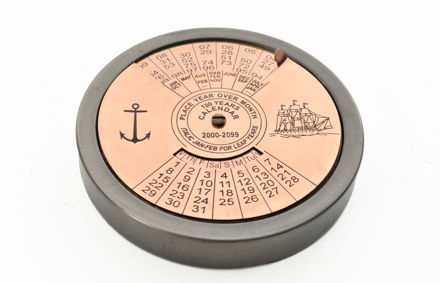 100 Year Calendar & Compass Quote Set of 2