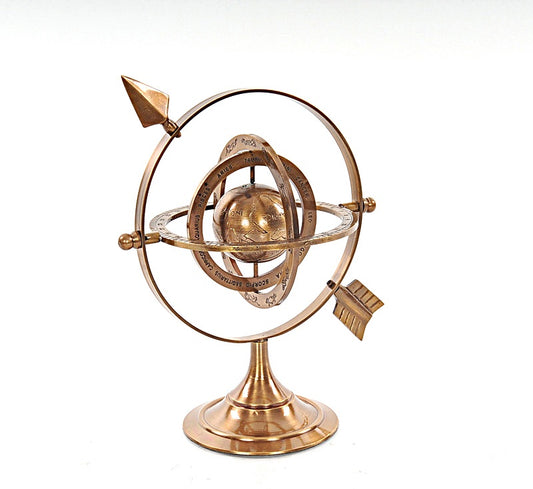 Brass Armillary Sphere 6" Decorative Model