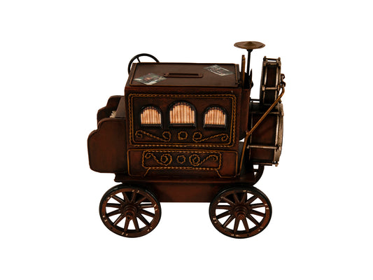 Metal Music Car Coin Bank Model