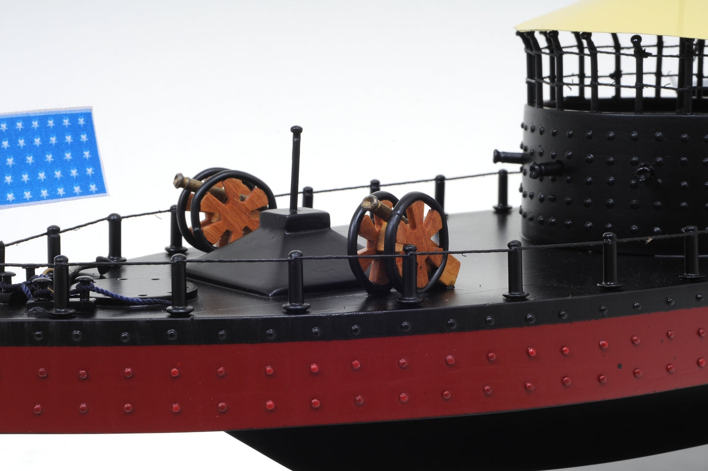 US Navy USS Monitor Ironclad Warship 24.5" Model