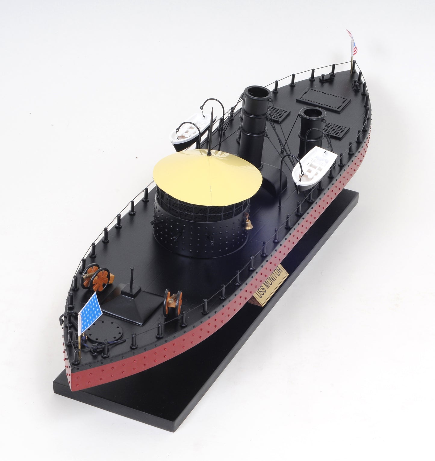 US Navy USS Monitor Ironclad Warship 24.5" Model