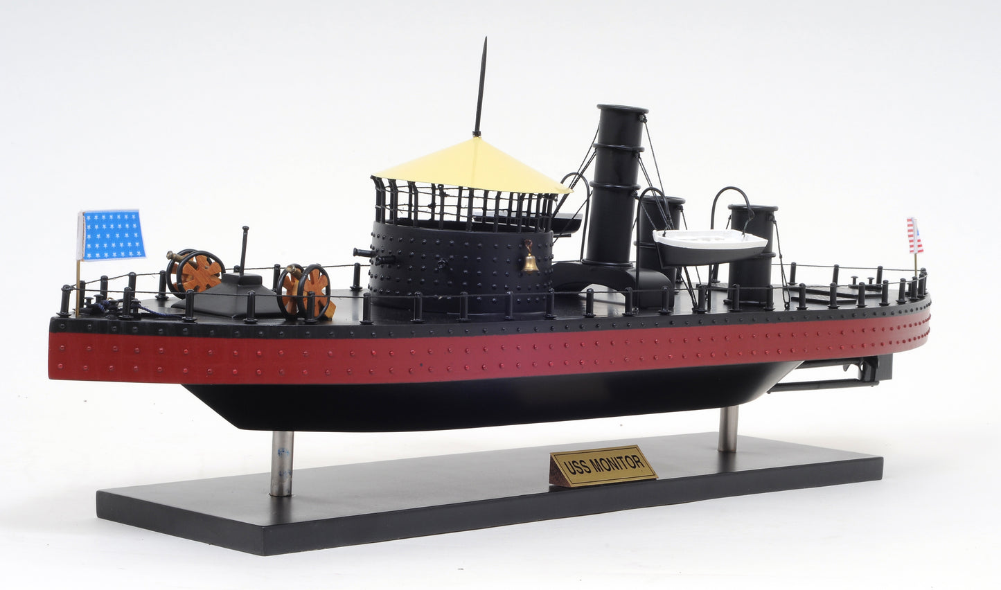 US Navy USS Monitor Ironclad Warship 24.5" Model