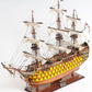 British Navy HMS Victory "Battle of Trafalgar" 37" Painted Model Ship