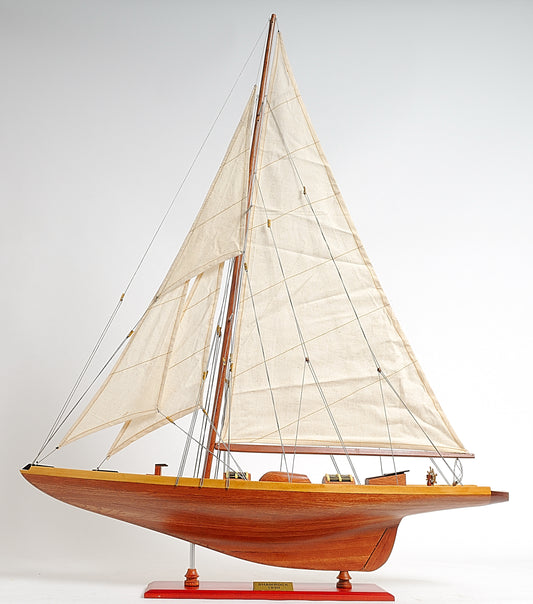 Shamrock J Class Yacht Handmade Model 32"