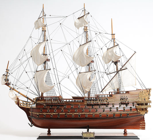 French Navy Saint Esprit "Holy Ghost" Model Ship 33"