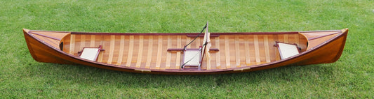 Handmade Traditional Wooden Canoe With Ribs 15.8-Feet