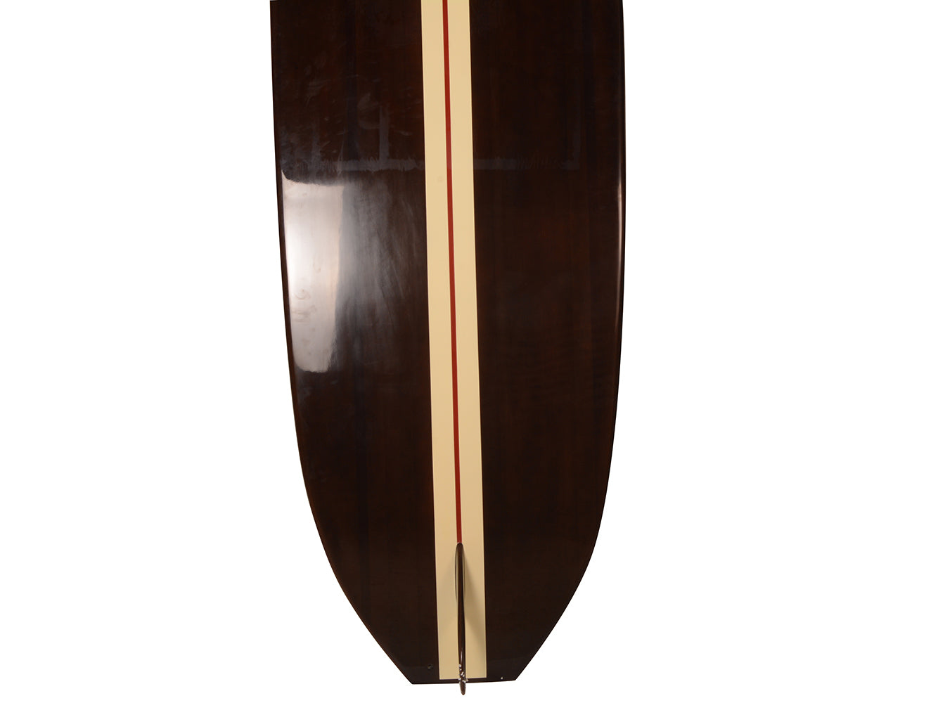 Paddle Board in Dark Painted Wood 11ft with 1 fin