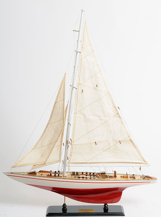 Endeavour J-Class Yacht Painted Model 24"